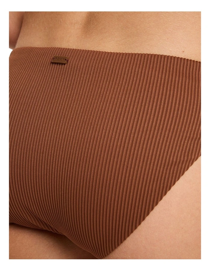 Rib Love Bikini Bottom in Brown image 4