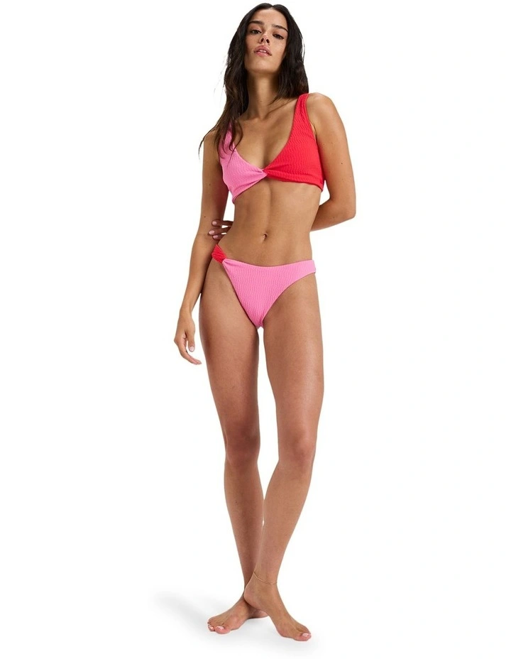 Lagos High leg Cheeky Bikini Bottom in Multi image 5