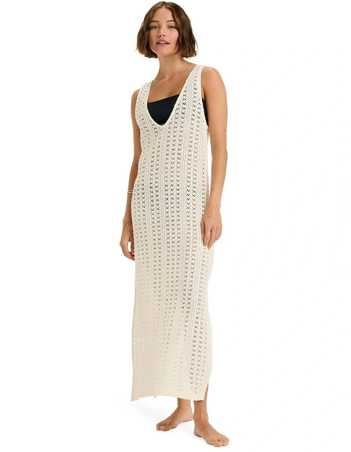 Lovely Palace Cover Up Dress in White image 1