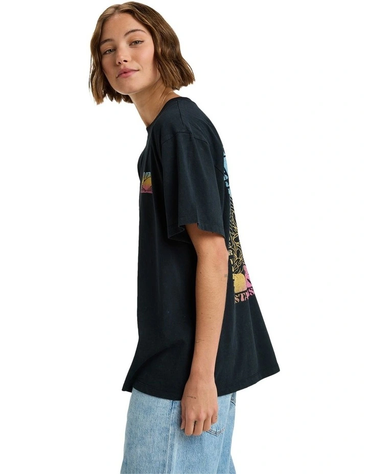 Sunnyoversize Optic Wash T-shirt in Black image 3