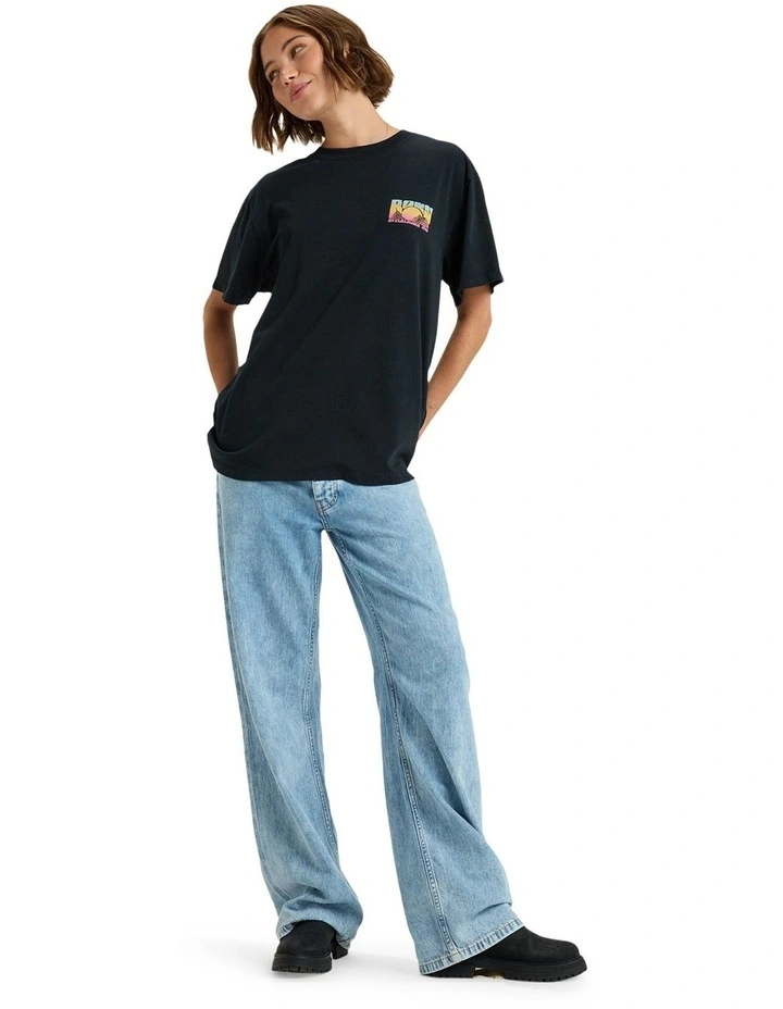 Sunnyoversize Optic Wash T-shirt in Black image 5