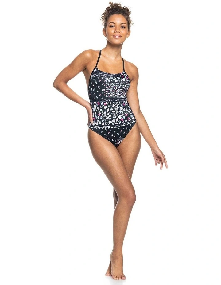 Fitness One Piece Swimsuit Grey Marle image 4