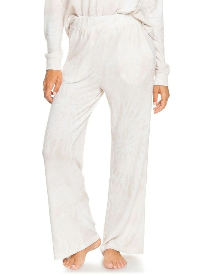 All Time Fave Cosy Lounge Pants Tapioca Spiral Tie Dye image 1