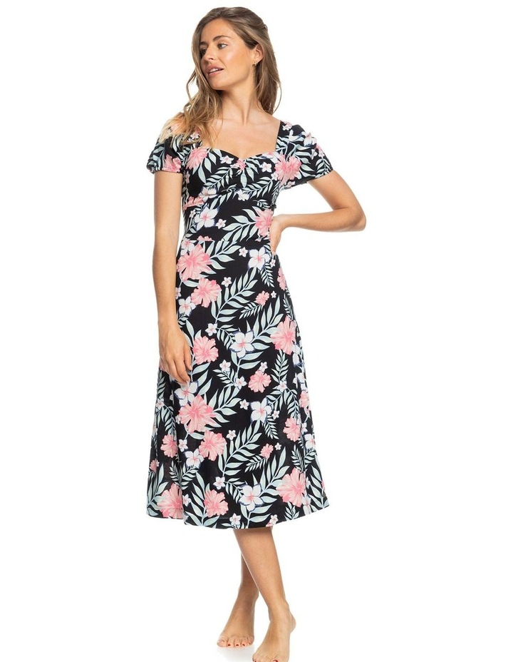 Canyon Moon Short Sleeve Midi Dress