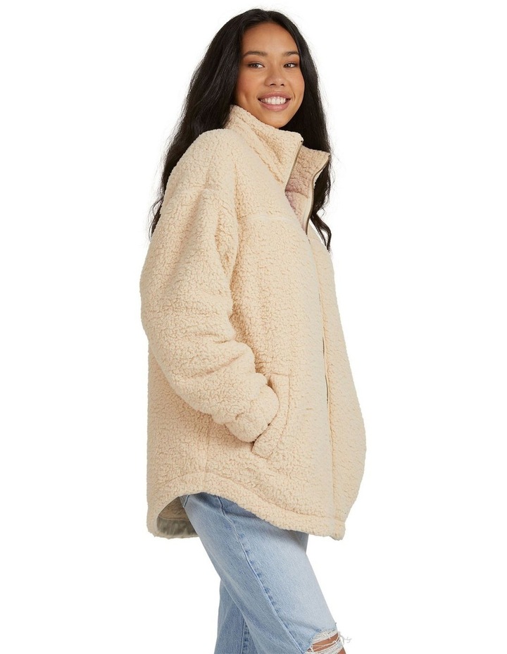 Roxy Friday In Love Teddy Zip-Up Sherpa 