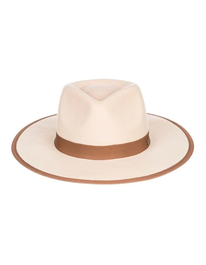 Fill Me Up Fedora Hat in Beige image 1