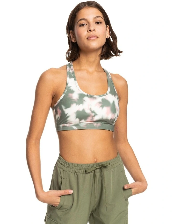 Back To You Sports Bra in Green image 1