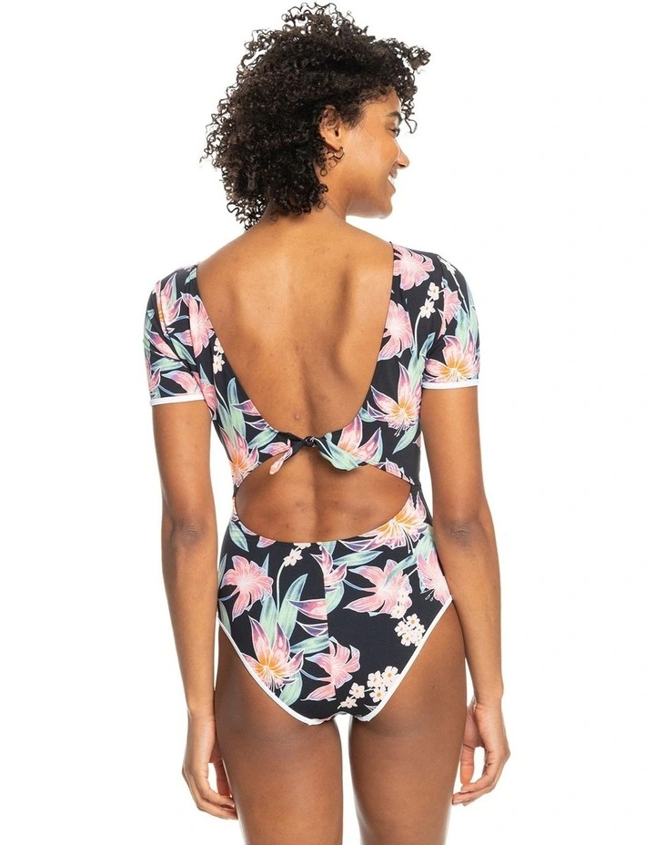 Short Sleeve UPF 50 Swimsuit in Multi image 2
