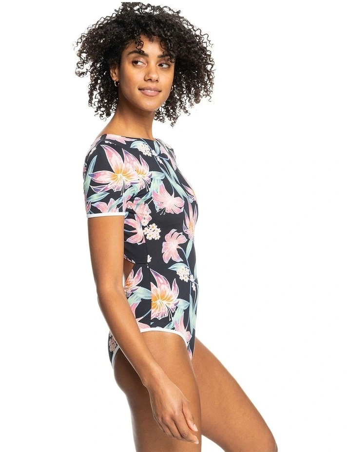 Short Sleeve UPF 50 Swimsuit in Multi image 3