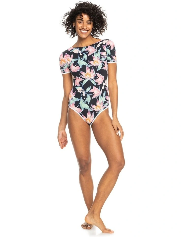 Short Sleeve UPF 50 Swimsuit in Multi image 5