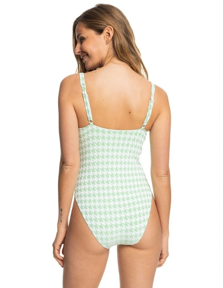 Check It One-Piece Swimsuit in Green image 2