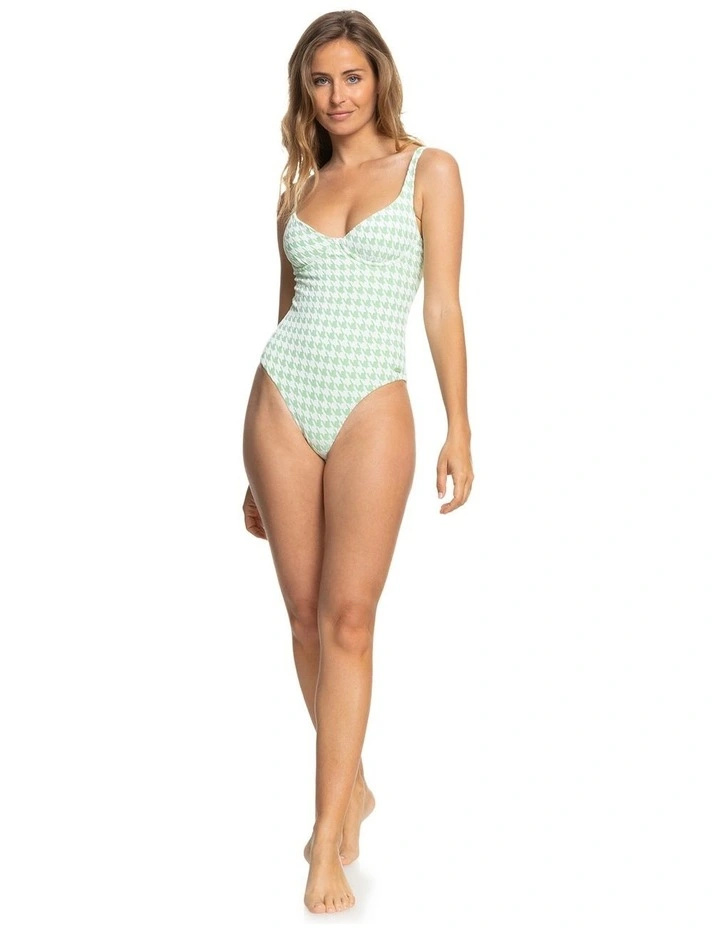 Check It One-Piece Swimsuit in Green image 5