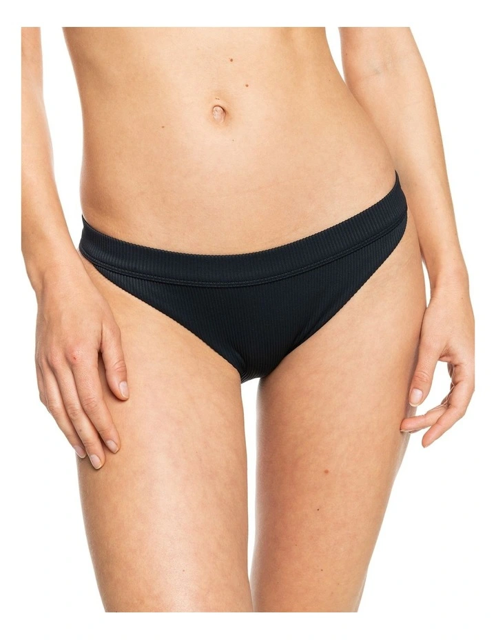 Rib Love The Surfrider Bikini Bottoms in Black image 1