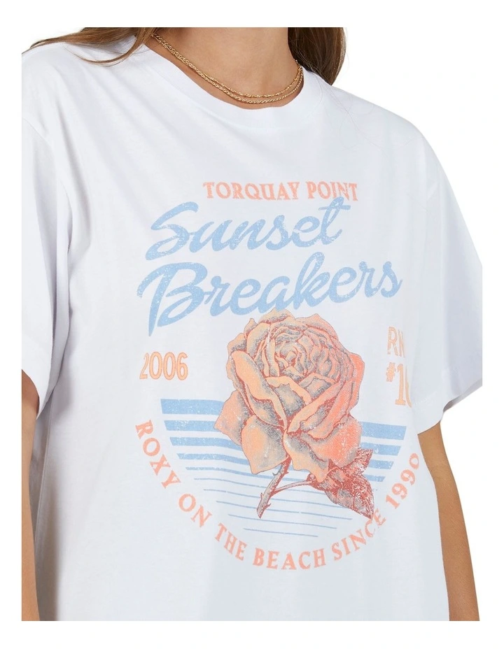 Rozalia Oversized T-Shirt in Bright White image 4