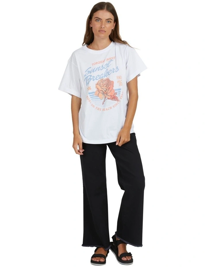 Rozalia Oversized T-Shirt in Bright White image 5