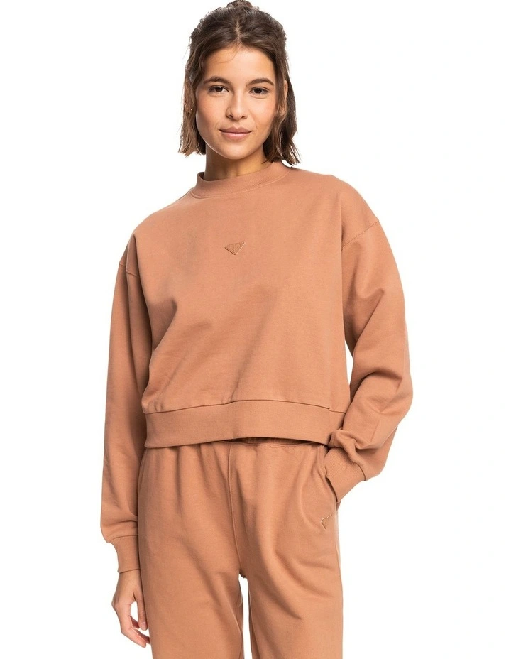 Essential Energy Sweatshirt in Brown image 1