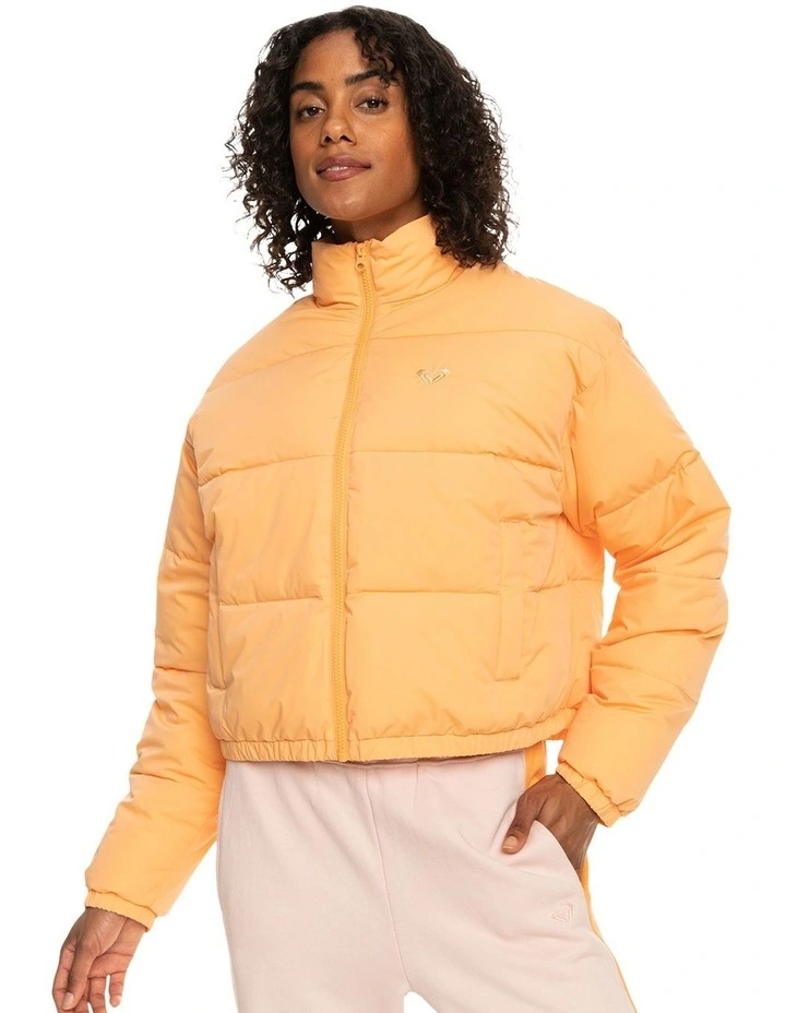 Move And Go Puffer Jacket in Orange image 1