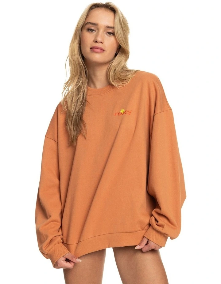 Surf Kind Kate Sweatshirt in Brown image 1