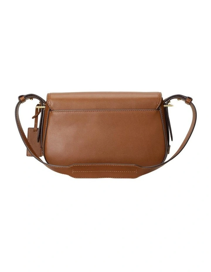 Maddy Small Leather Shoulder Bag in Brown image 4