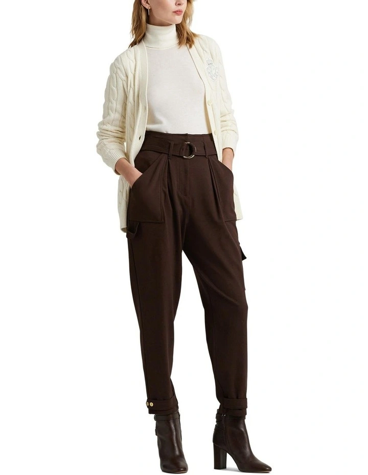 Bullion Cable-Knit Wool-Blend Cardigan in Beige image 3