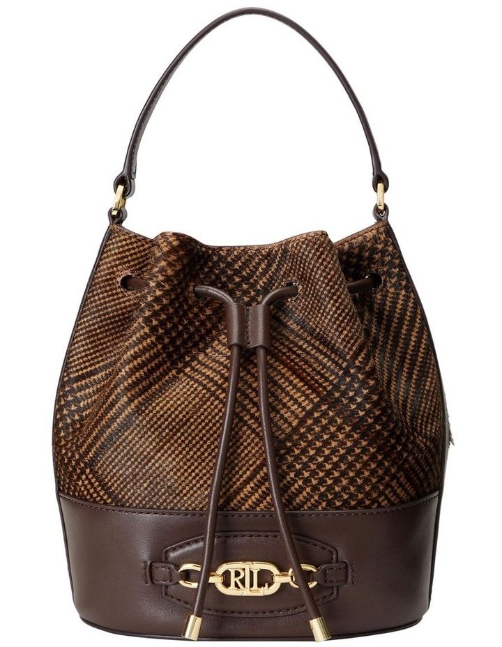 Haircalf Medium Andie Drawstring Bag in Brown