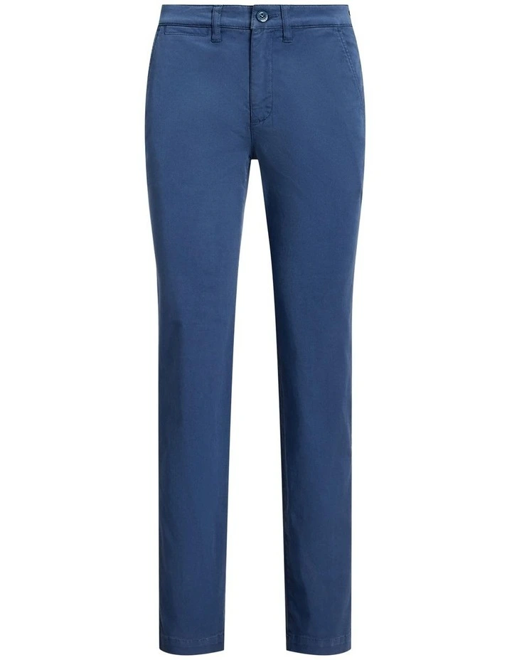Slim Fit Stretch Chino Pant in Blue image 4