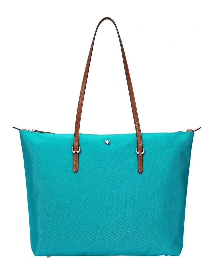 Nylon Medium Keaton Tote Bag in Blue image 1