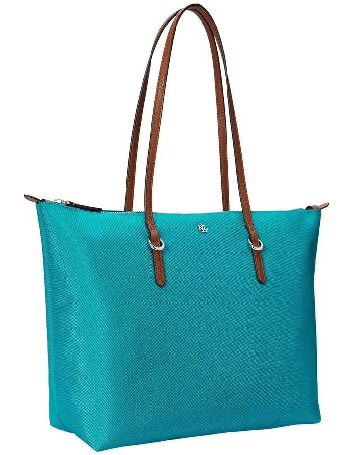 Nylon Medium Keaton Tote Bag in Blue image 3