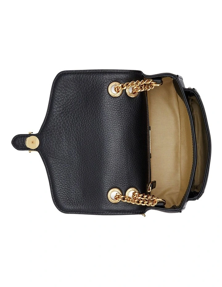 Pebbled Small Bradley Convertible Bag in Black image 4
