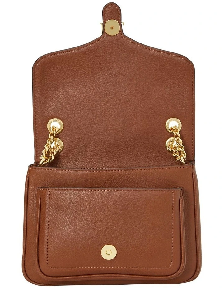 Pebbled Small Bradley Convertible Bag in Brown image 4