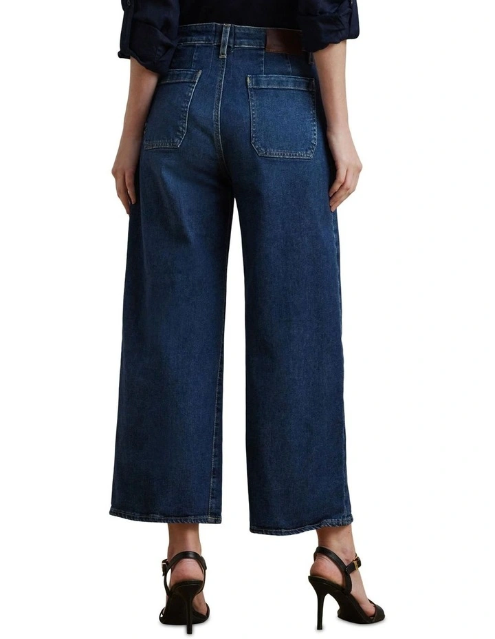 High-Rise Wide-Leg Cropped Jean image 2