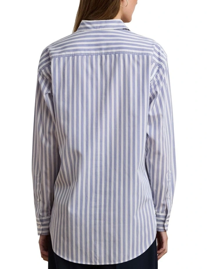 Relaxed Fit Striped Broadcloth Shirt image 2