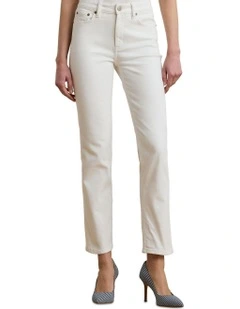 High-Rise Straight Ankle Jean