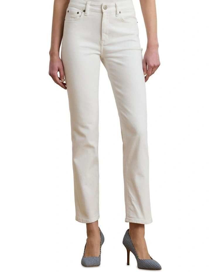 High-Rise Straight Ankle Jean image 1
