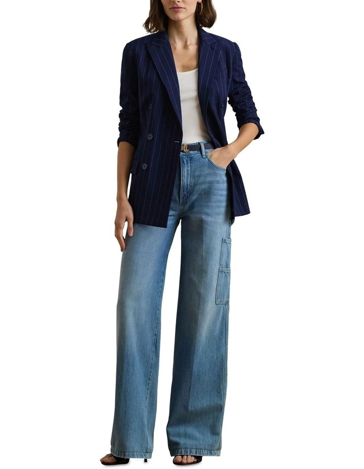 High-Rise Wide-Leg Carpenter Jean image 3