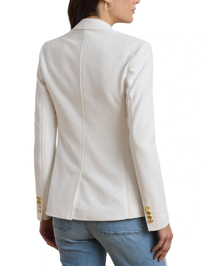 Bullion Stretch Cotton Pique Blazer image 2