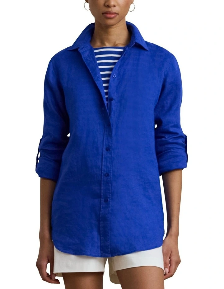 Relaxed Fit Linen Shirt image 1