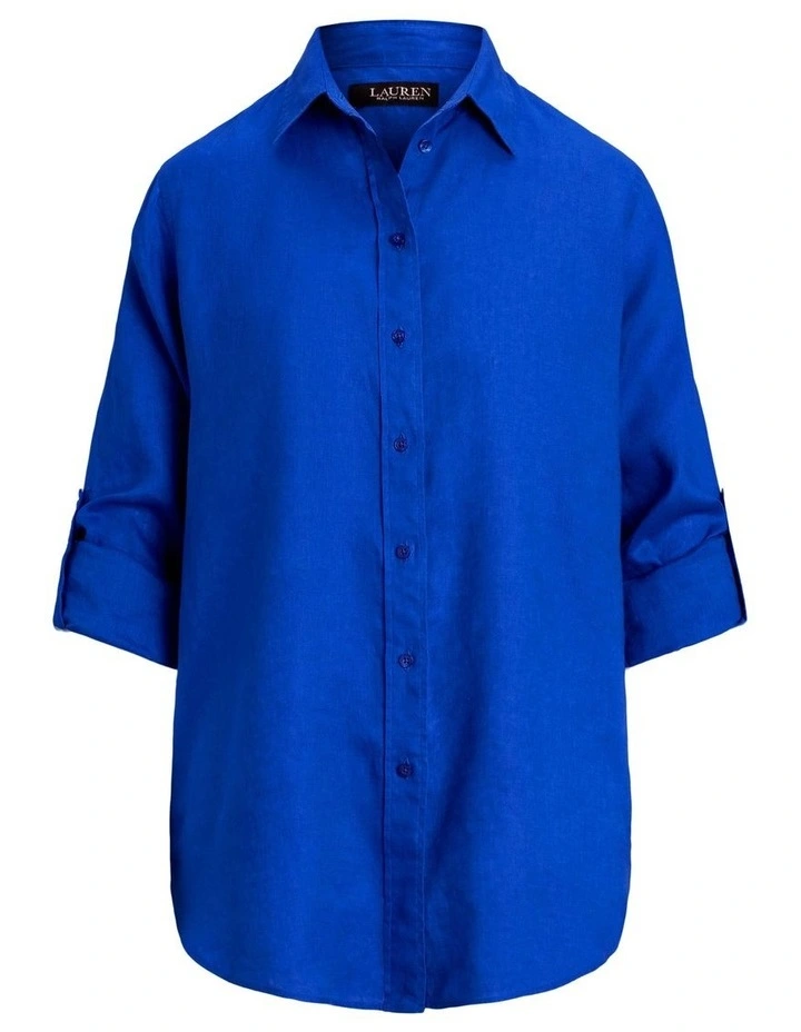 Relaxed Fit Linen Shirt image 4
