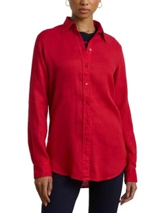 Relaxed Fit Linen Shirt