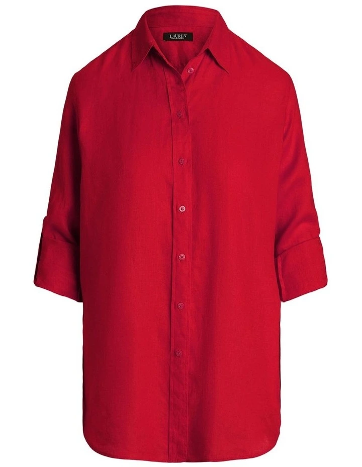 Relaxed Fit Linen Shirt image 4