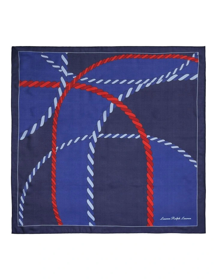 Rope-Print Square Scarf image 2