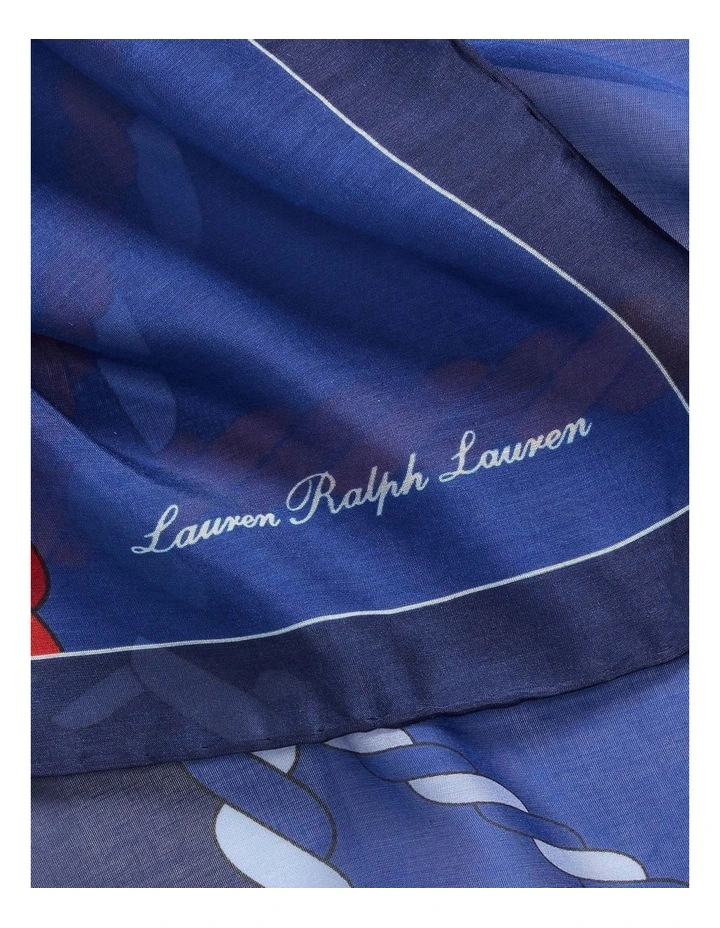Rope-Print Square Scarf image 3
