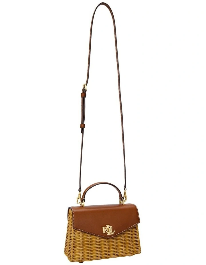 Leather Small Farrah Satchel image 3