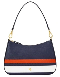 Striped Leather Medium Danni Bag
