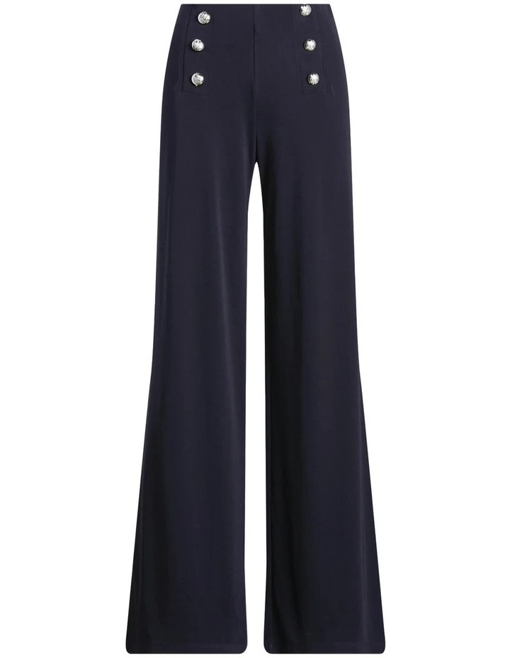 Stretch Jersey Wide-Leg Pant image 4