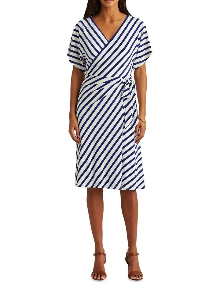 ralph lauren chevron jersey dress