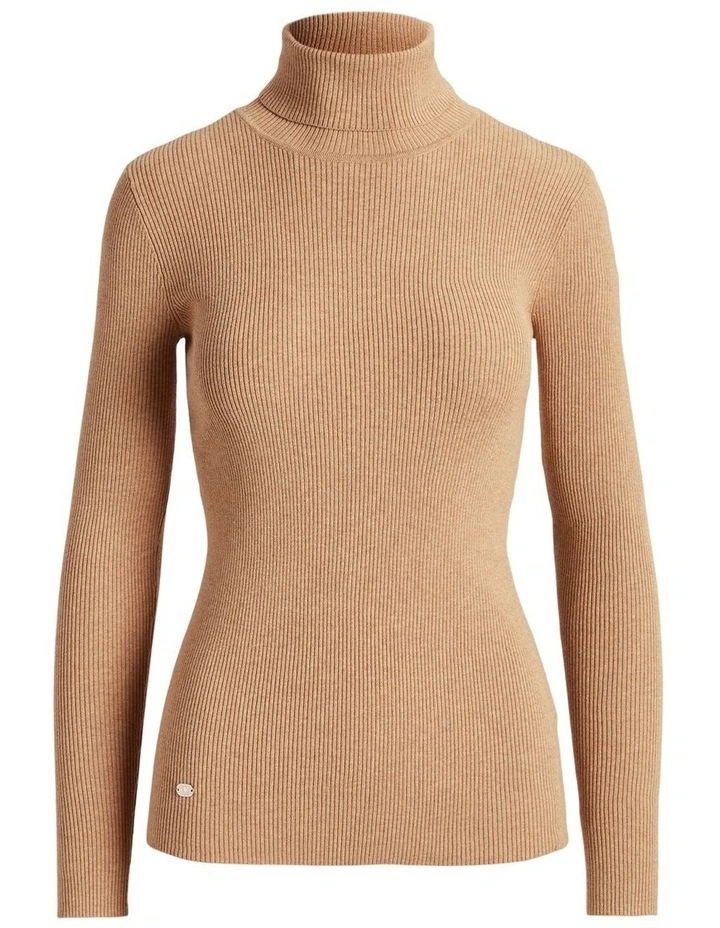 Lauren ralph lauren ribbed turtleneck sweater clearance