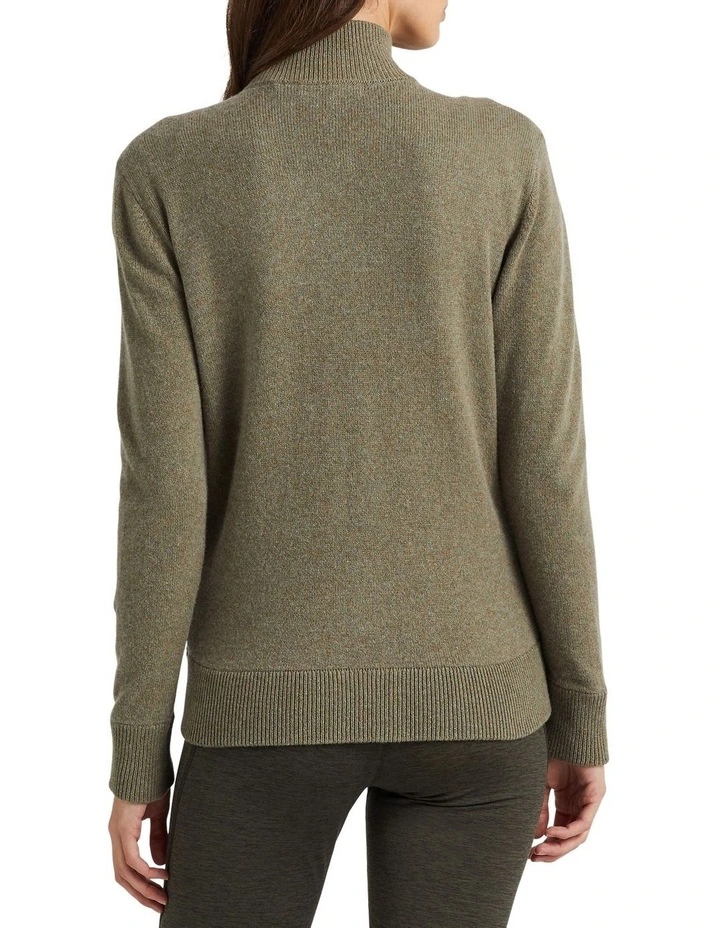 Plaid Wool Blend Coat in Multi image 2