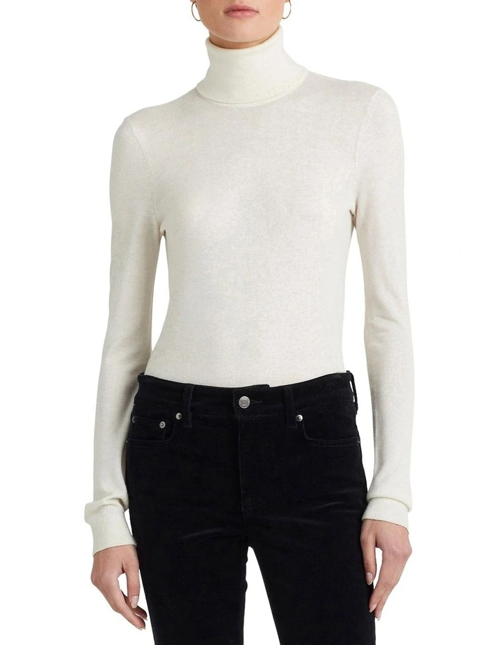 Stretch Corduroy Mid-Rise Straight Pant in Black image 4