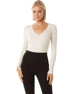 Layla Tall Split Leg Ponte Pant in Black